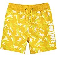 Fortnite Bañador Niño- Pantalones Cortos Niño con Estampado Camuflaje- Bermudas Niño para Playa Piscina- Bañadores Niño…